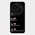 Love Glass Case Cover For Xiaomi 15 Ultra 5G