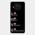 Love Glass Case Cover For Xiaomi Mi 10I 5G