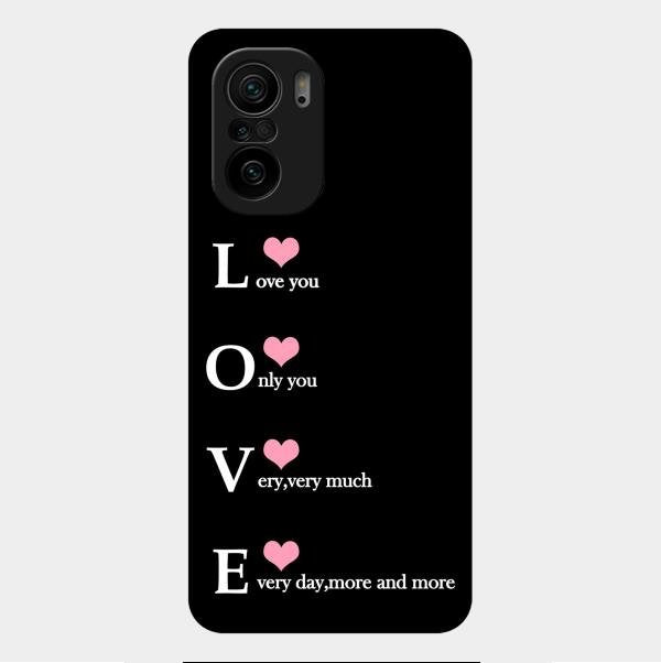Love Glass Case Cover For Xiaomi Mi 11X 5G