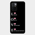 Love Glass Case Cover For Xiaomi Redmi 10 Prime