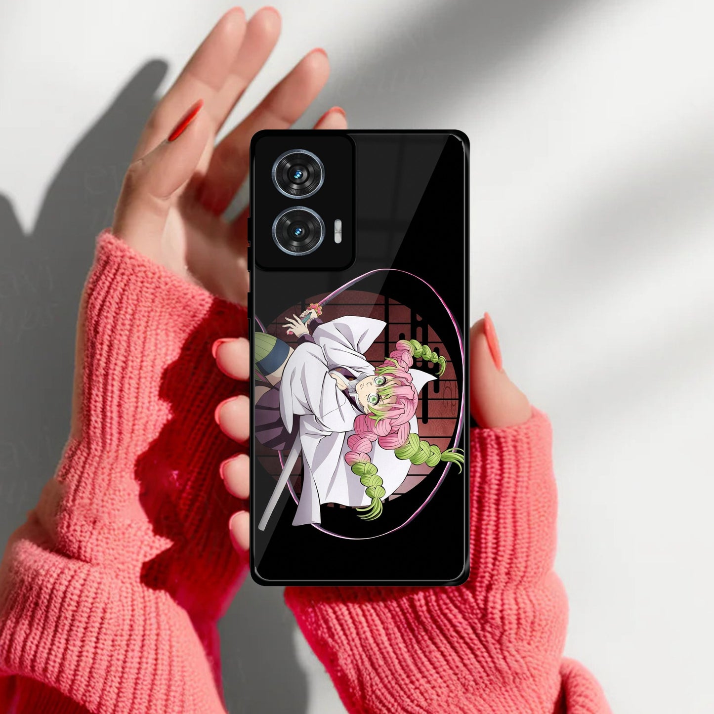 Love Hashira Glass Case Cover For Motorola