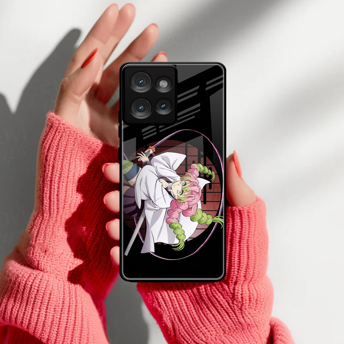 Love Hashira Glass Case Cover For Motorola