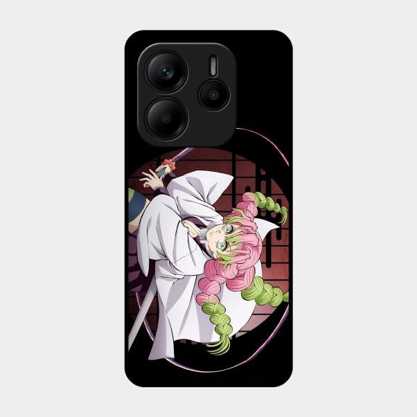 Love Hashira Glass Case Cover For Redmi Note 14 5G