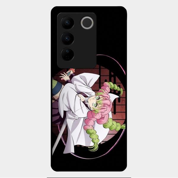 Love Hashira Glass Case Cover For Vivo V27 Pro 5G