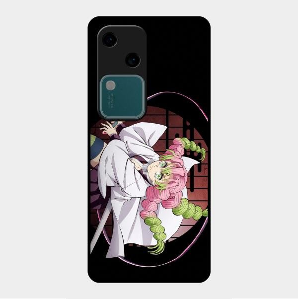 Love Hashira Glass Case Cover For Vivo V30 5G
