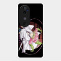 Love Hashira Glass Case Cover For Vivo V40 5G