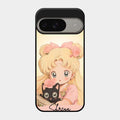 Lovely Sailor Moon Customize Glass Case Cover For Google Pixel 9 5G