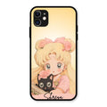 Lovely Sailor Moon Customize Glass Case Cover For iPhone 11