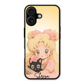 Lovely Sailor Moon Customize Glass Case Cover For iPhone 16