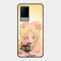 Lovely Sailor Moon Customize Glass Case Cover For Iqoo 9 5G