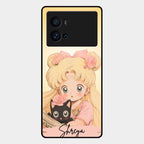 Lovely Sailor Moon Customize Glass Case Cover For Iqoo 9 Pro 5G
