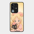 Lovely Sailor Moon Customize Glass Case Cover For iQOO Z10x 5G