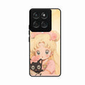 Lovely Sailor Moon Customize Glass Case Cover For Motorola Edge 60 5G