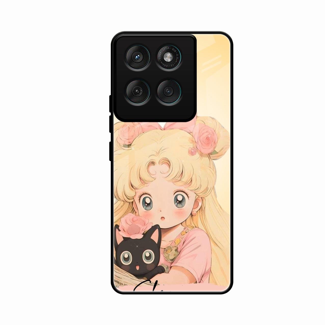 Lovely Sailor Moon Customize Glass Case Cover For Motorola Edge 60 Stylus 5G