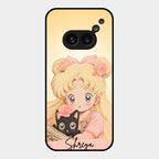 Lovely Sailor Moon Customize Glass Case Cover For Nothing Phone 2A 5G