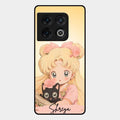 Lovely Sailor Moon Customize Glass Case Cover For Oneplus 10 Pro 5G