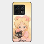 Lovely Sailor Moon Customize Glass Case Cover For Oneplus 10 Pro 5G