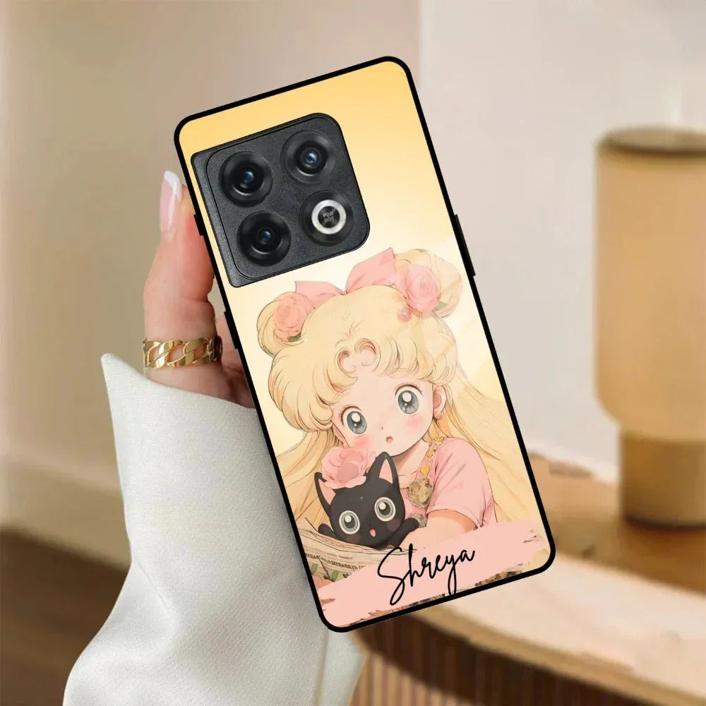 Lovely Sailor Moon Customize Glass Case Cover For OnePlus - ShopOnCliQ