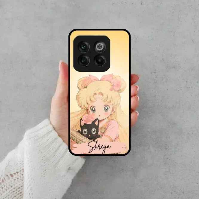 Lovely Sailor Moon Customize Glass Case Cover For OnePlus - ShopOnCliQ