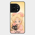 Lovely Sailor Moon Customize Glass Case Cover For Oneplus 11 5G
