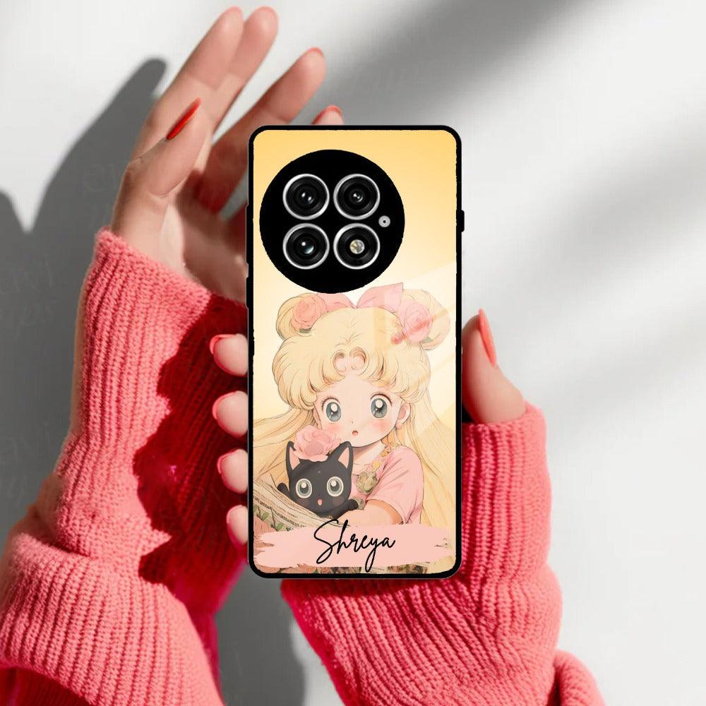 Lovely Sailor Moon Customize Glass Case Cover For OnePlus - ShopOnCliQ