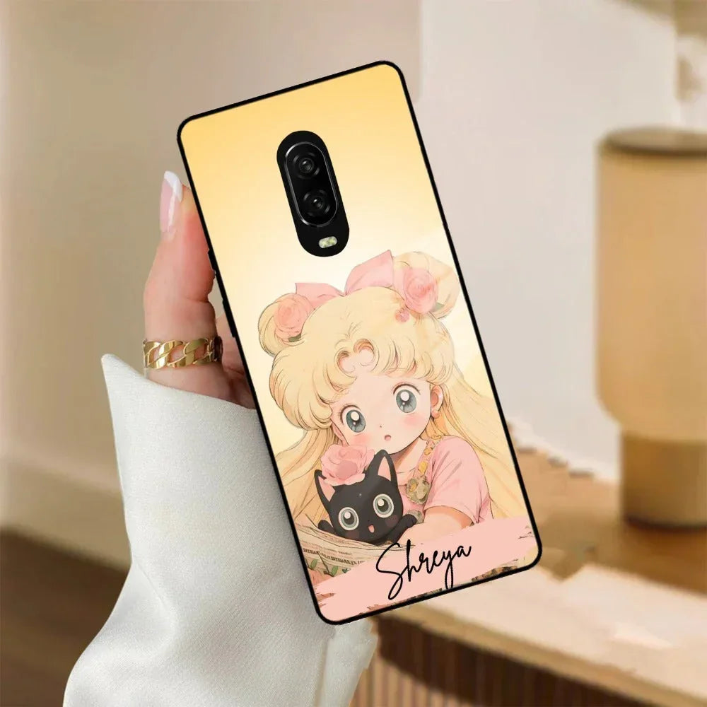 Lovely Sailor Moon Customize Glass Case Cover For OnePlus - ShopOnCliQ