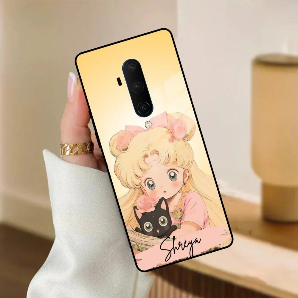 Lovely Sailor Moon Customize Glass Case Cover For OnePlus - ShopOnCliQ
