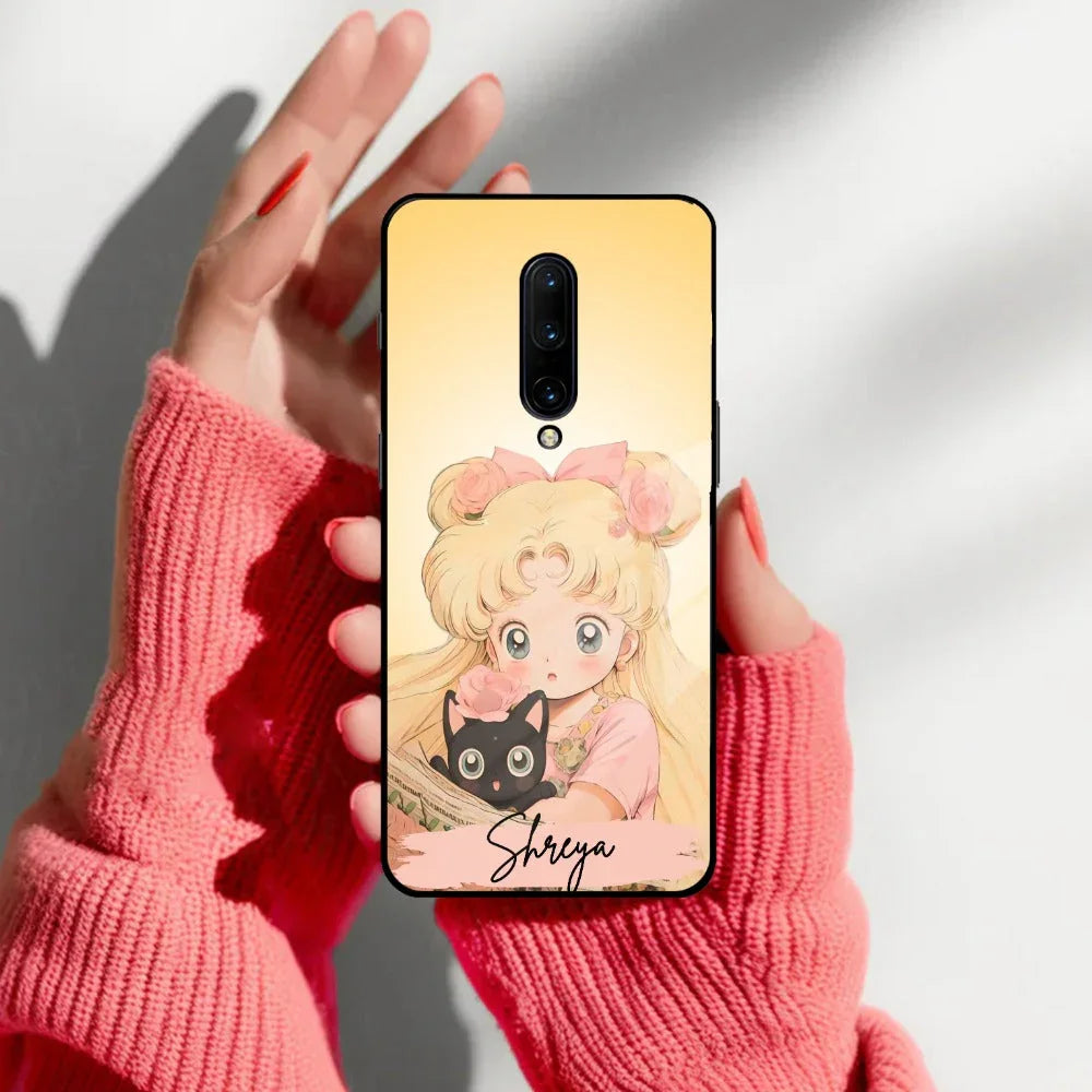 Lovely Sailor Moon Customize Glass Case Cover For OnePlus - ShopOnCliQ