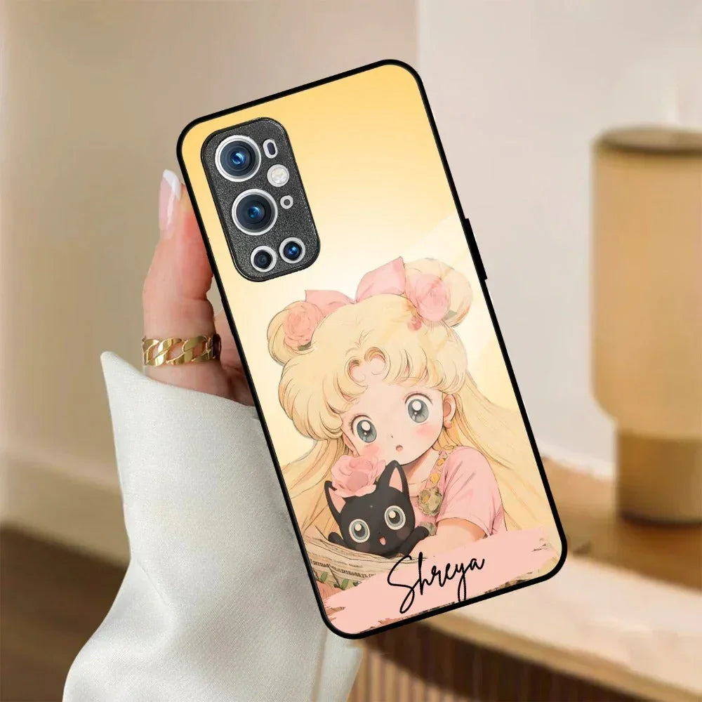 Lovely Sailor Moon Customize Glass Case Cover For OnePlus - ShopOnCliQ