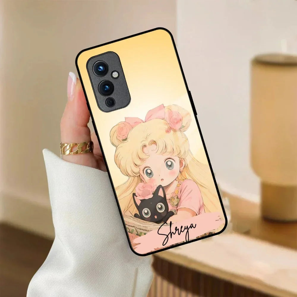 Lovely Sailor Moon Customize Glass Case Cover For OnePlus - ShopOnCliQ
