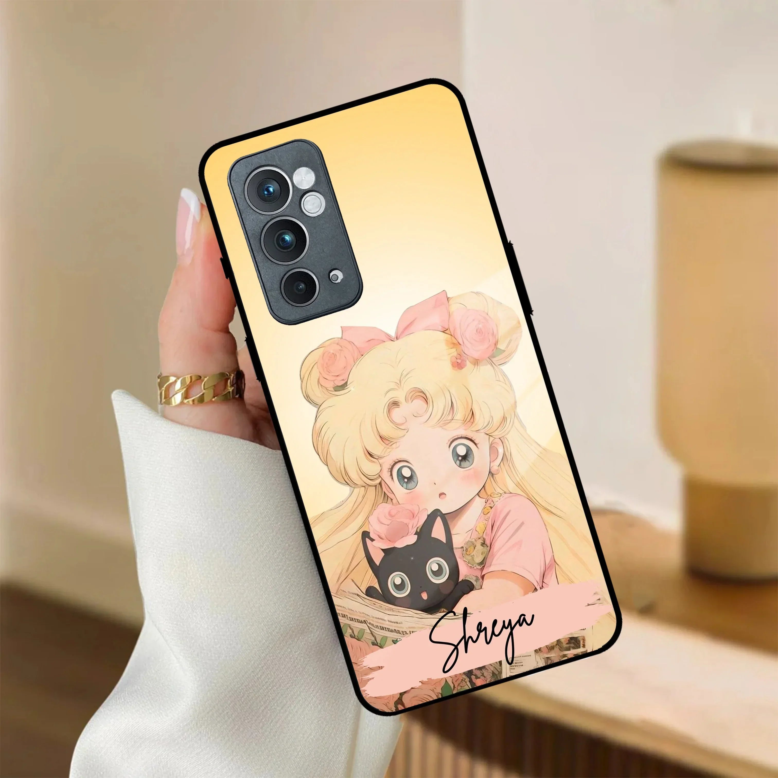 Lovely Sailor Moon Customize Glass Case Cover For OnePlus - ShopOnCliQ