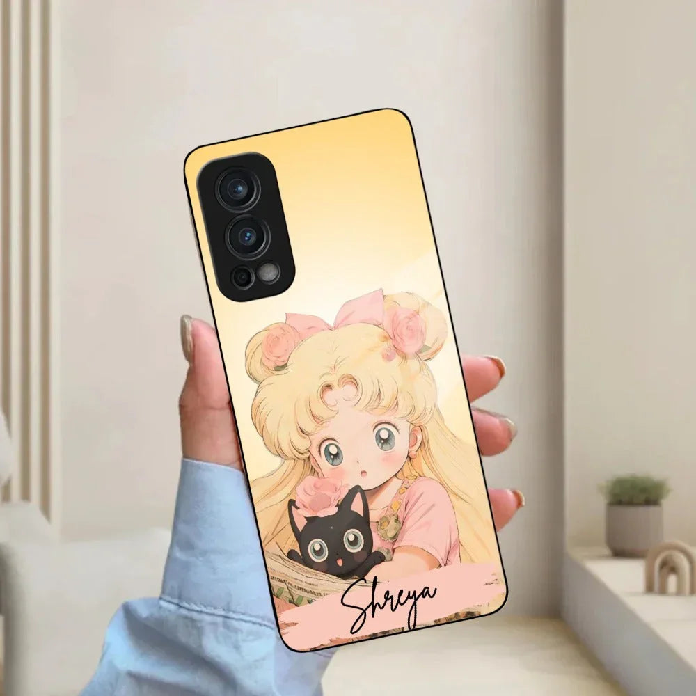 Lovely Sailor Moon Customize Glass Case Cover For OnePlus - ShopOnCliQ
