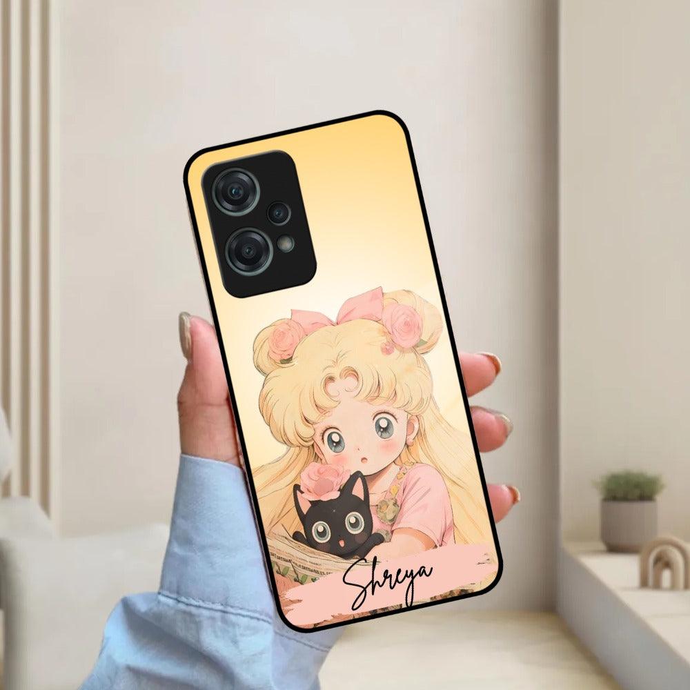 Lovely Sailor Moon Customize Glass Case Cover For OnePlus - ShopOnCliQ