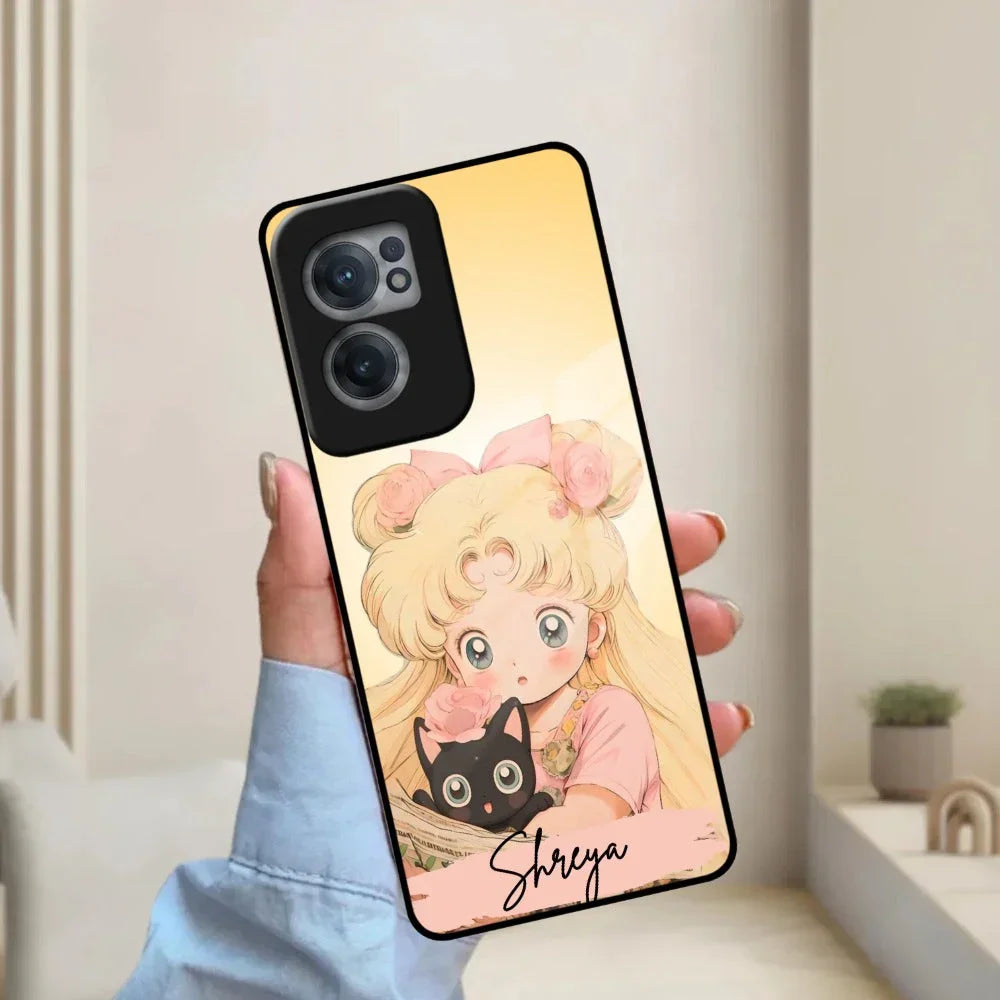 Lovely Sailor Moon Customize Glass Case Cover For OnePlus - ShopOnCliQ