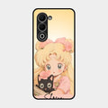 Lovely Sailor Moon Customize Glass Case Cover For Oppo A5 5G