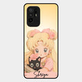 Lovely Sailor Moon Customize Glass Case Cover For Oppo F19 Pro Plus 5G