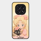 Lovely Sailor Moon Customize Glass Case Cover For Oppo F29 5G