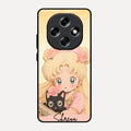 Lovely Sailor Moon Customize Glass Case Cover For Oppo F31 Pro 5G