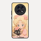 Lovely Sailor Moon Customize Glass Case Cover For Oppo F31 Pro Plus 5G