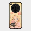 Lovely Sailor Moon Customize Glass Case Cover For Oppo Find X8 5G
