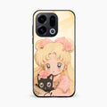 Lovely Sailor Moon Customize Glass Case Cover For Oppo Find X9 5G