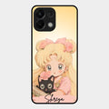 Lovely Sailor Moon Customize Glass Case Cover For Oppo K13 5G