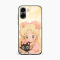 Lovely Sailor Moon Customize Glass Case Cover For Oppo K14x 5G