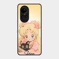 Lovely Sailor Moon Customize Glass Case Cover For Oppo Reno 10 5G