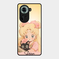 Lovely Sailor Moon Customize Glass Case Cover For Oppo Reno 11 5G