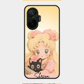 Lovely Sailor Moon Customize Glass Case Cover For Poco F7 5G