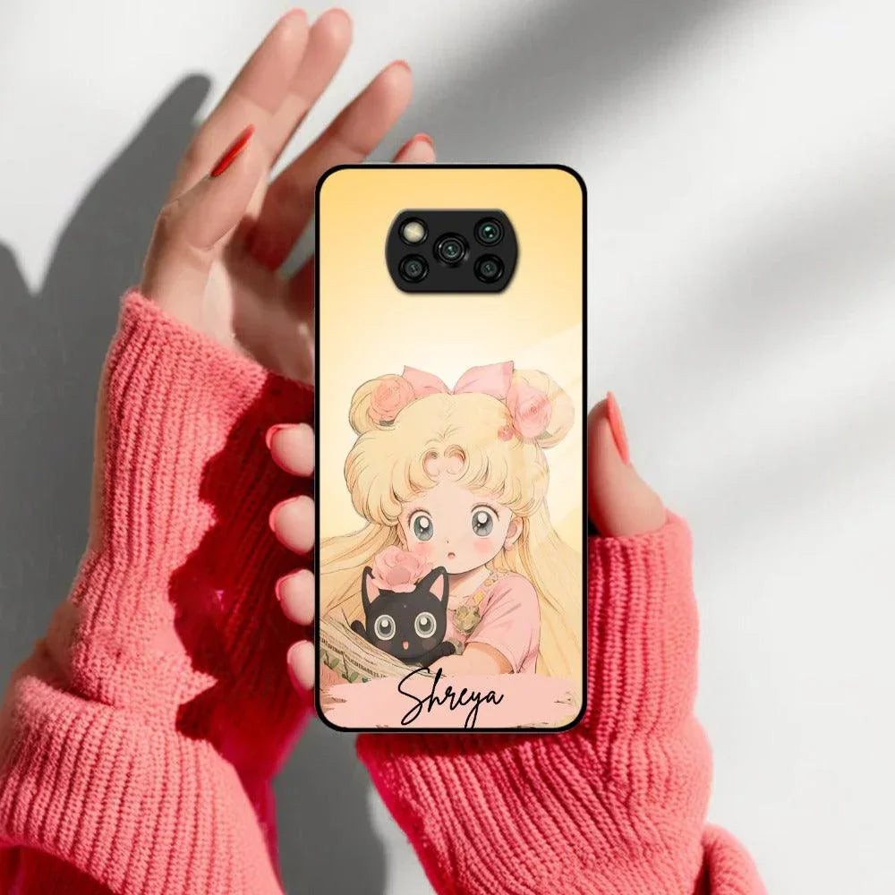 Lovely Sailor Moon Customize Glass Case Cover For Poco - ShopOnCliQ