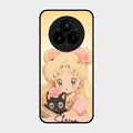 Lovely Sailor Moon Customize Glass Case Cover For Realme 14 Pro 5G