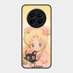 Lovely Sailor Moon Customize Glass Case Cover For Realme P1 5G