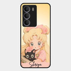 Lovely Sailor Moon Customize Glass Case Cover For Realme P3 Lite 5G